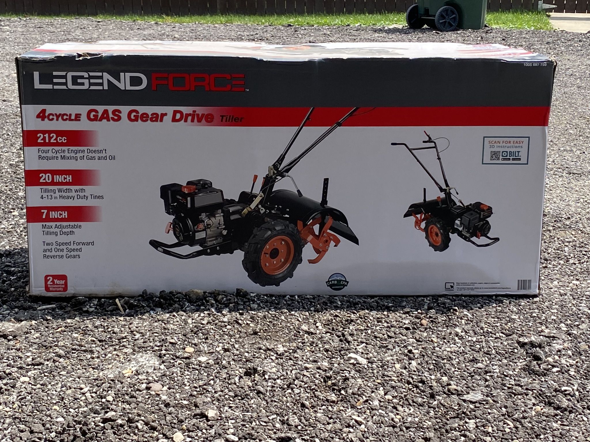 Legend Force 20 Inch Tiller for Sale in Newton Falls, OH OfferUp