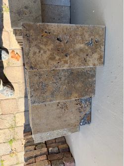Travertine pavers