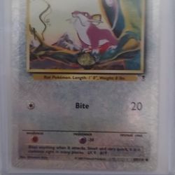 A Rare Vintage Leandary Collection Pokemon Card