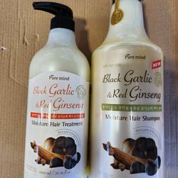 BLACK GARLIC & RED GINSENG SHAMPOO & TREATMENT