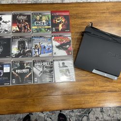 PS3 Console with 12 Games And Controller 