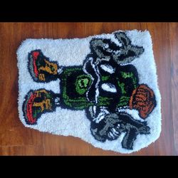 Handmade Custom Money Robber Tufted Rug