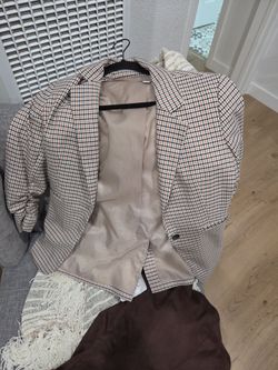 Plaid blazer