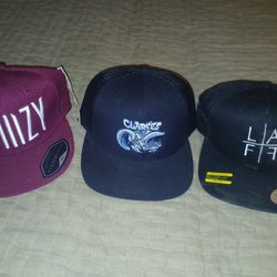 Various Cannabis Hats