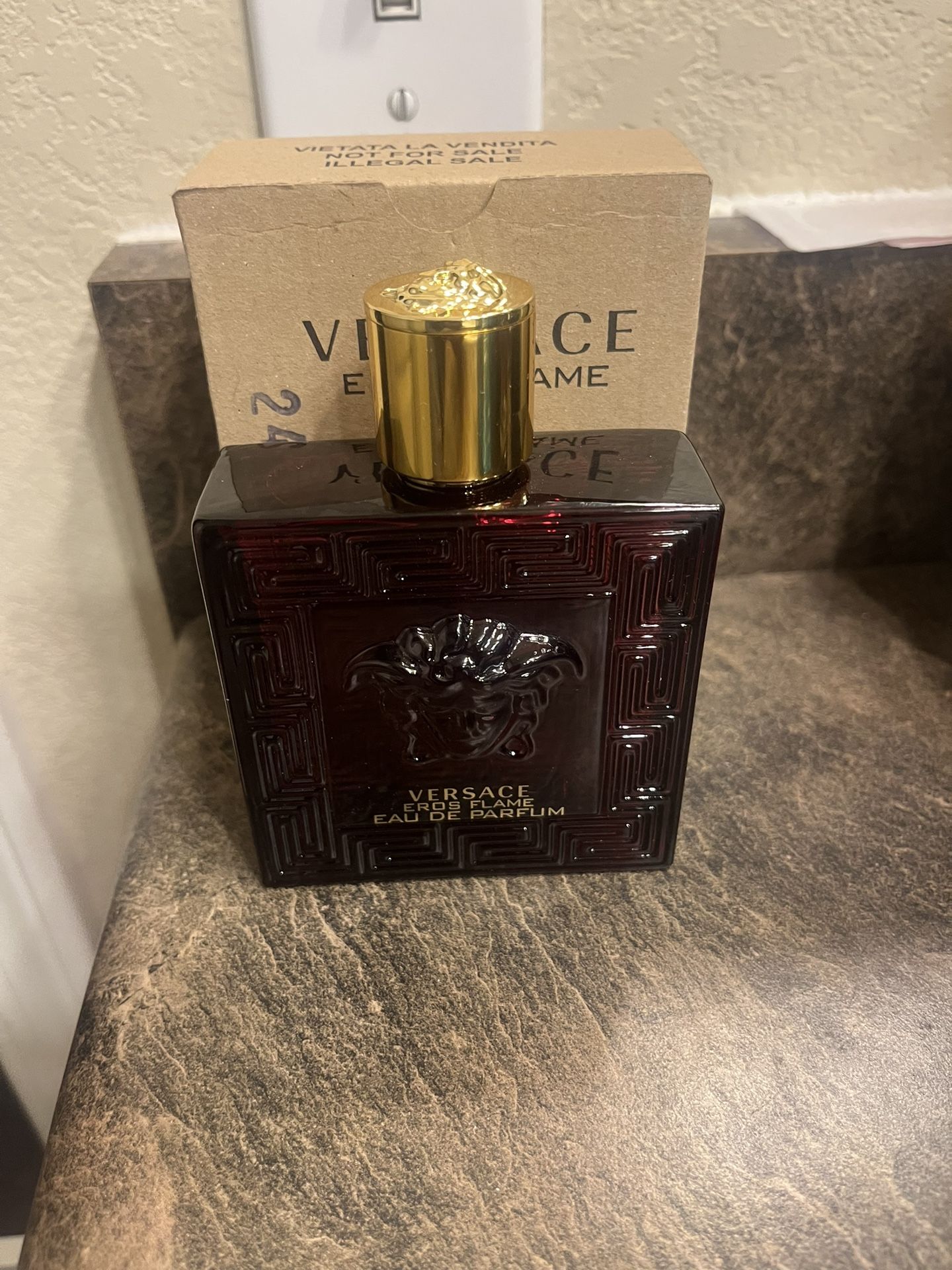 Versace Eros Flame 3.4oz Cologne Fragrance