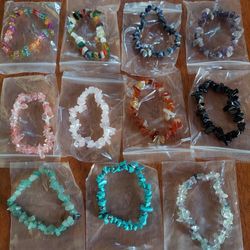 Natural Stone Women's Charm Bracelet Luck 