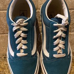 Youth Size 2 Vans Shoes-FIRM