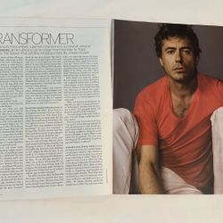 Robert Downey Jr. Transformer (4) Page Magazine Article
