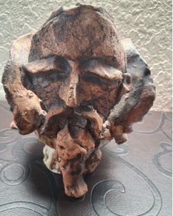 Handmade Brutalist Earthy Ceramic Face Sculpture / Vessel Bring a bold, artistic touch to your space with this unique, handcrafted ceramic face vess