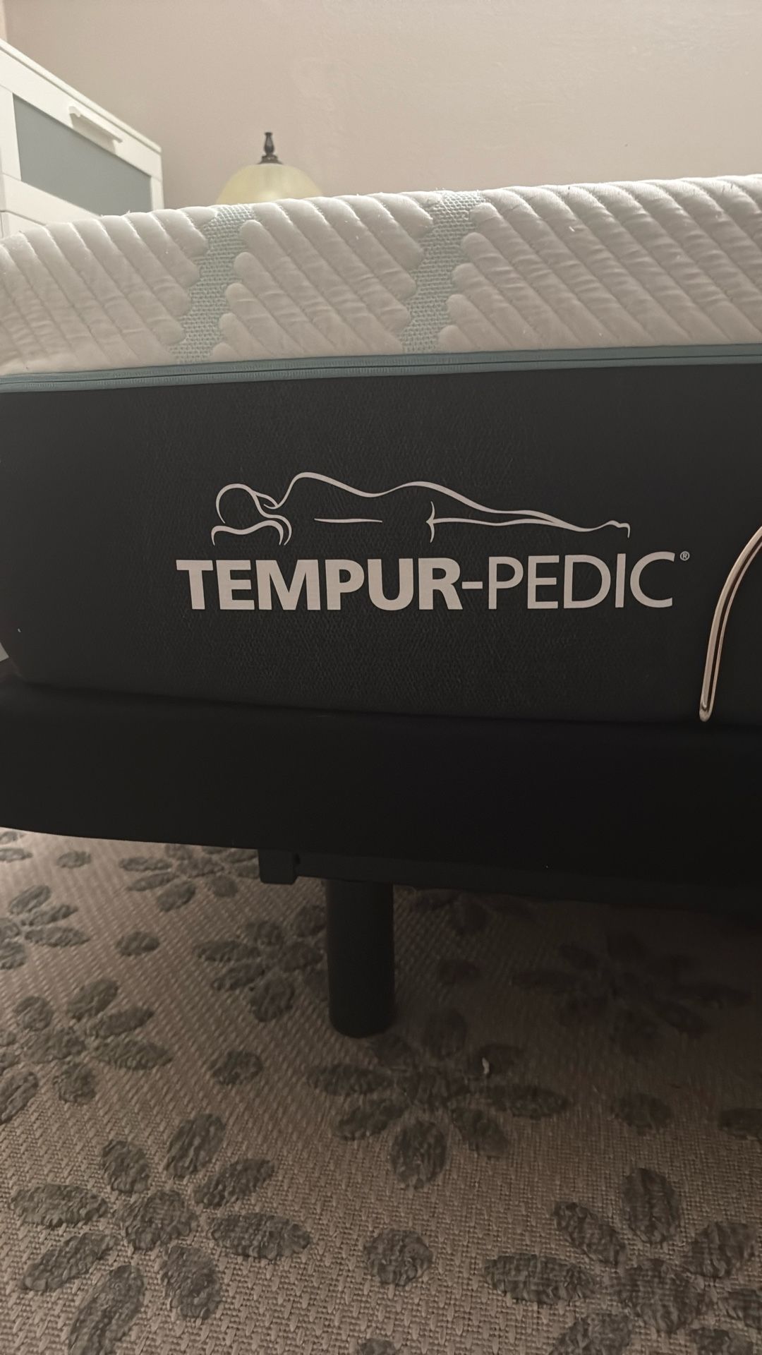 Tempur-Pedic Mattress Cal King And FRAME Used