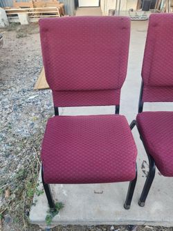 Commercial Stackable Padded Chairs