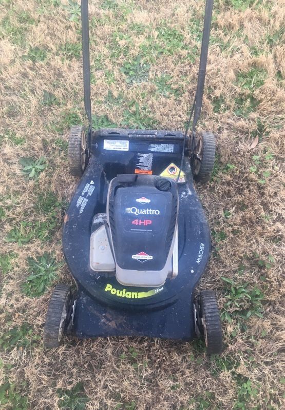 Quattro 4hp Law Mower Black For In Douglasville Ga Offerup 50