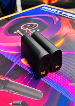 JBL Wireless Dual Receiver Adapter | OEM Replacement for JBL PartyBox Club 120 | Dual Channel Wireless Receiver
