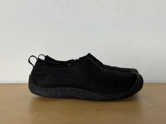 Keen Howser II Slippers Black Fleece Lined Slip On Shoes 1011882 Men's Size 11.5