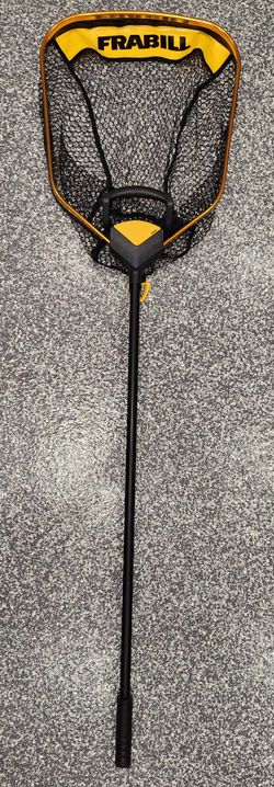 Frabill Trophy Haul Landing Net - Black/Yellow - 18''x21'' Hoop; 48'' Handle