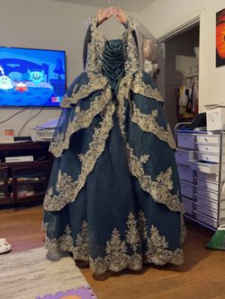 Emerald Quinceañera Dress