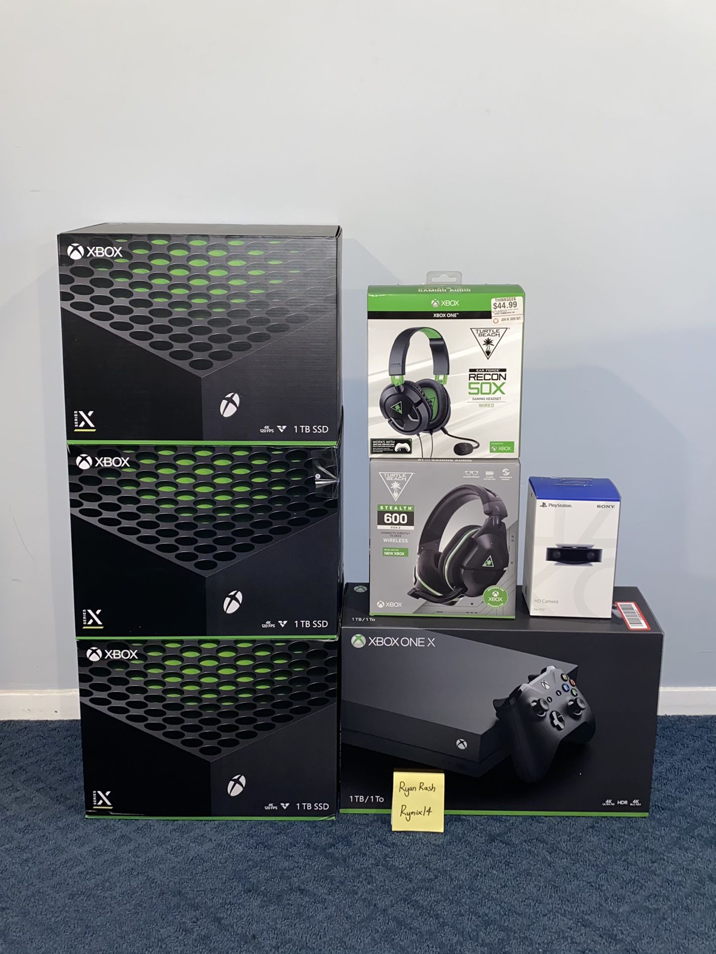 Xbox Series X One X Turtle Beach Stealth 600 Wireless Gaming Headset Recon 50X Wired
