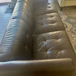 Leather Sofa And Love Seat