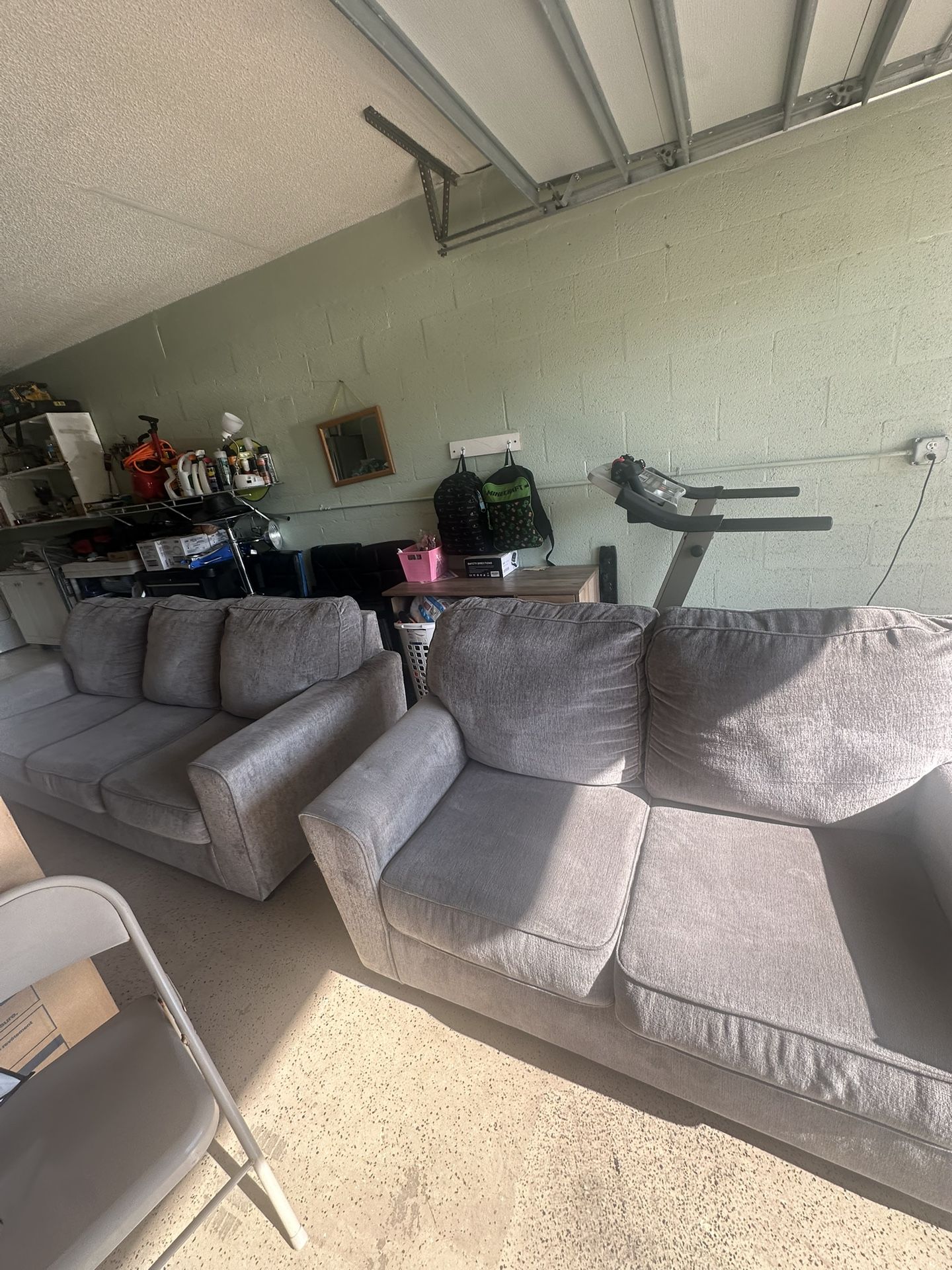 Grey couch set ( can be sold seperate)