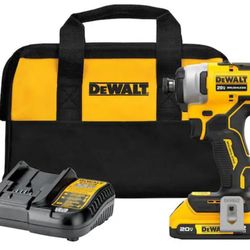 NEW DeWalt DCF809D1 ATOMIC 20V MAX Brushless Cordless Compact 1/4" Impact Driver Kit
