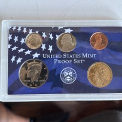 2001 US Proof Set Coins 