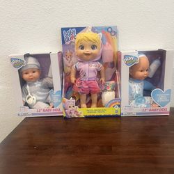 Beautiful 3 Baby Dolls 