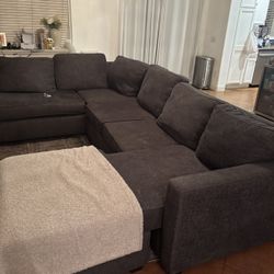 Dark Grey Sectional 