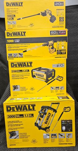 Dewalt Power Tools Available Power Washer Chainsaw Drill Combo