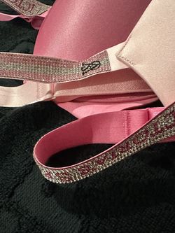 Victoria Secret Logo Shine Strap Push Up Bra 36B