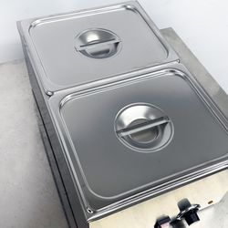 NSF 2 Containers Countertop Electric Food Warmer ZCK165B-2