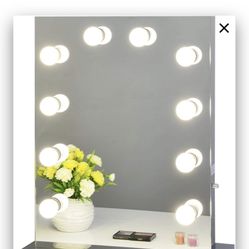 Chende Frameless Makeup Vanity Mirrorwith Lights Bulbs LED Illuminated Cosmetic Mirror