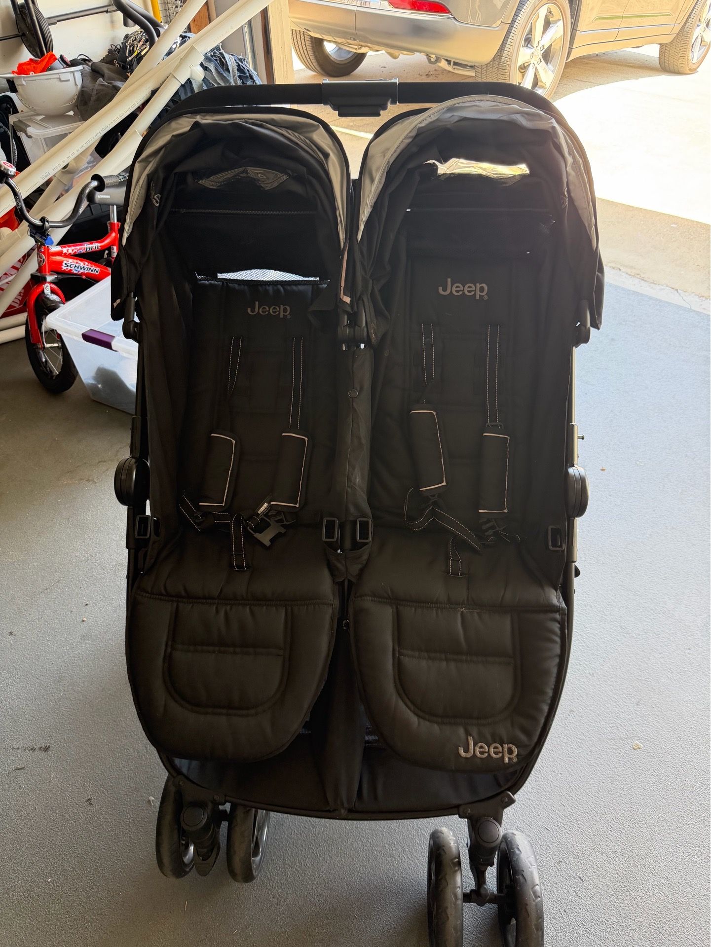 stroller wagon with raised seats W4 Luxe Pro (4 Seater) color:dark-coffee the MOOV folds flat City Adventurer Large Tote Colours:LEMON LIME