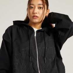NWT Nike Sportswear Black Oversized Windbreaker 