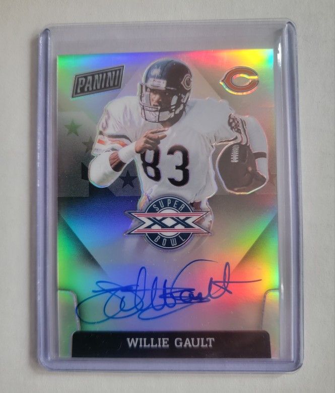2022 Panini Phoenix WILLIE GAULT Super Bowl XX Prizm On Card Auto Autograph