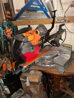 Rigid 12” orbital sliding Miter Saw