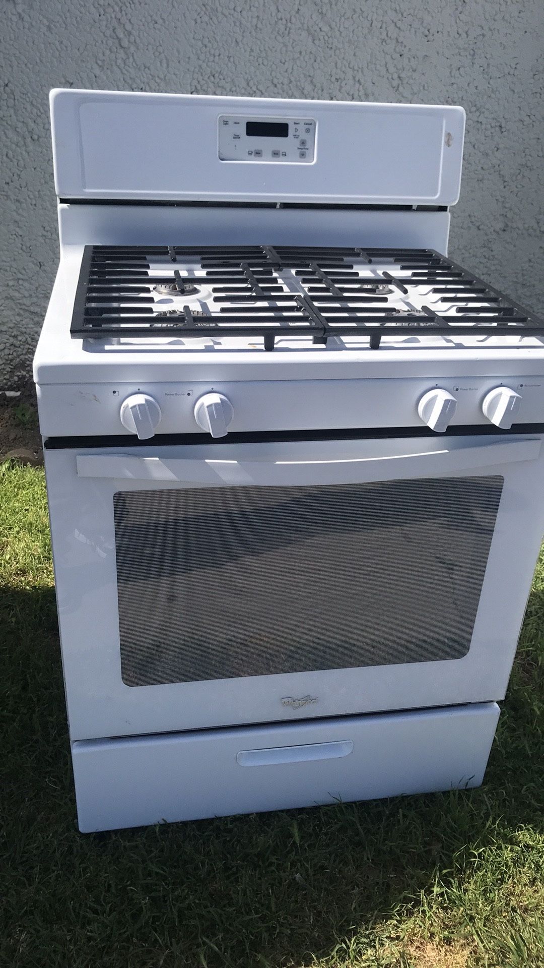 Whirlpool Gas Stove 30”wide With Heavy Duty Grates