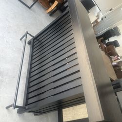 Tribesigns Black Large Home Bar Unit, 2-Tier Mini Bar Table