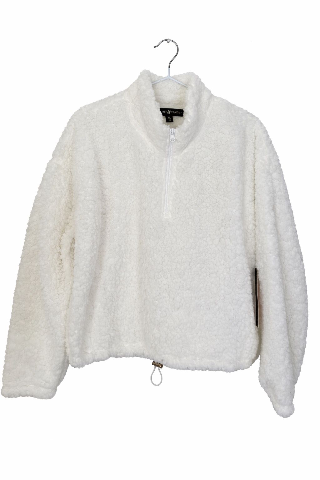 Half-Zip Teddy Sherpa Pullover