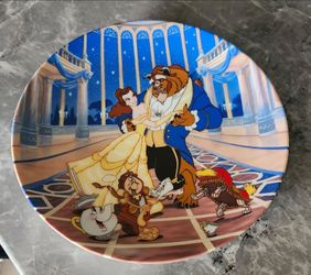 Knowles Disney Beauty and the Beast Love's First Dance Collector Plate