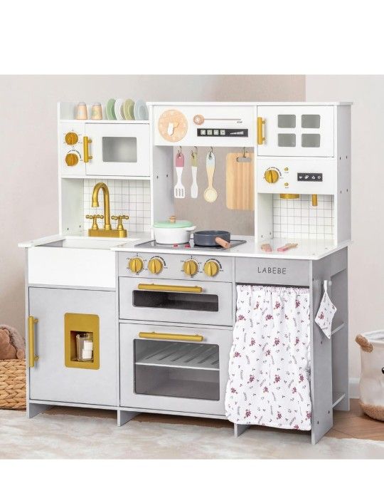 Brand new β¨οΈ in box π¦ Play Kitchen with Accessories π₯£π§π₯§π½βοΈπ₯π³π₯π₯¦π