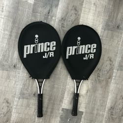 Prince Jr. Tennis Racket Set Of 2 Great Condition Lightweight Great For Beginners Pickleball Tennis Balls Tennis Rackets Cheap