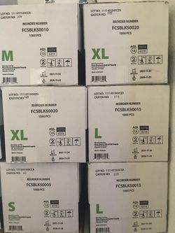 Guantes De Nitrilo Todas Las Tallas 