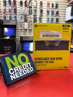 DDR5 RAM 64GB (2x32GB) RGB Corsair Vengeance | $0 Down!