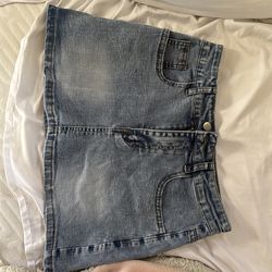 Mini Jean skirt