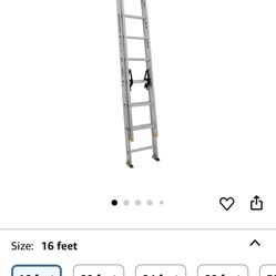 Ladder.  Ladder. 16’. Aluminum. Like New