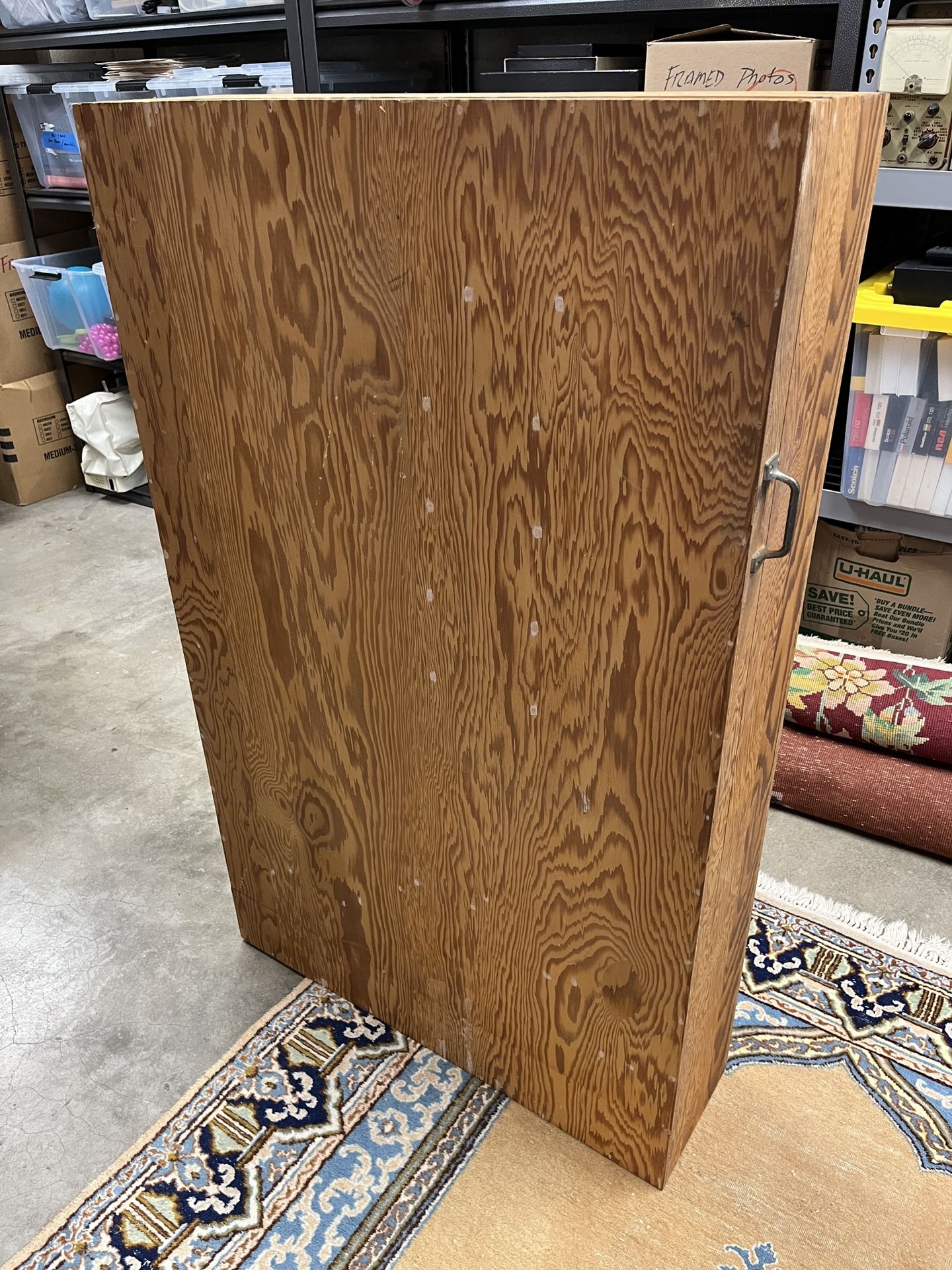 Vintage Handmade Plywood Toolbox