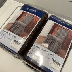 New Chair Covers Brown 