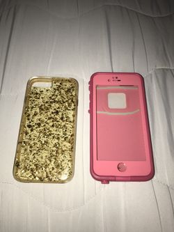 iPhone 6 cases one is a Lifeproof case