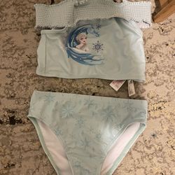 Disney Frozen Elsa Swimsuit - Kids Size 7/8
