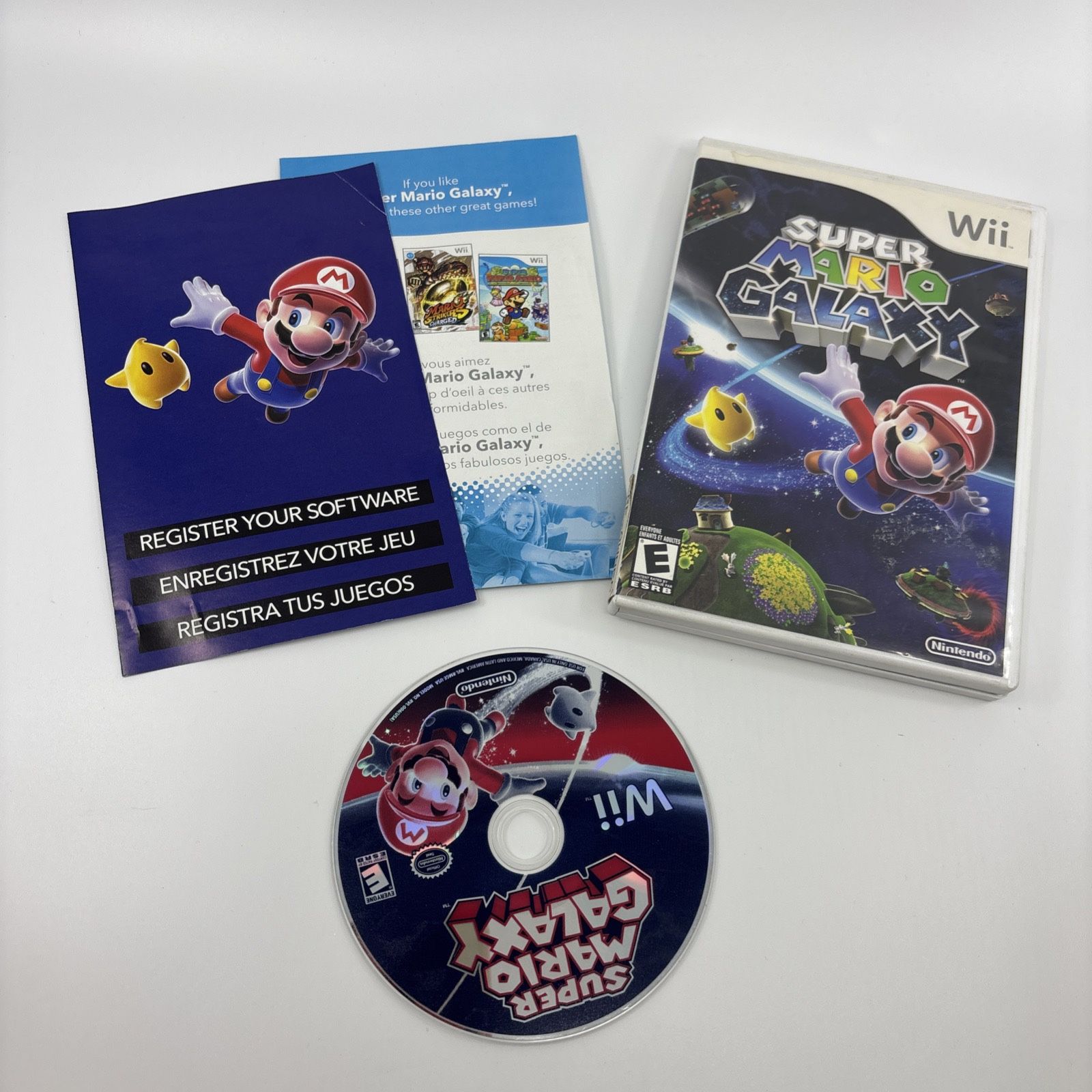 Super Mario Galaxy (Nintendo Wii, 2007) Tested and Working 